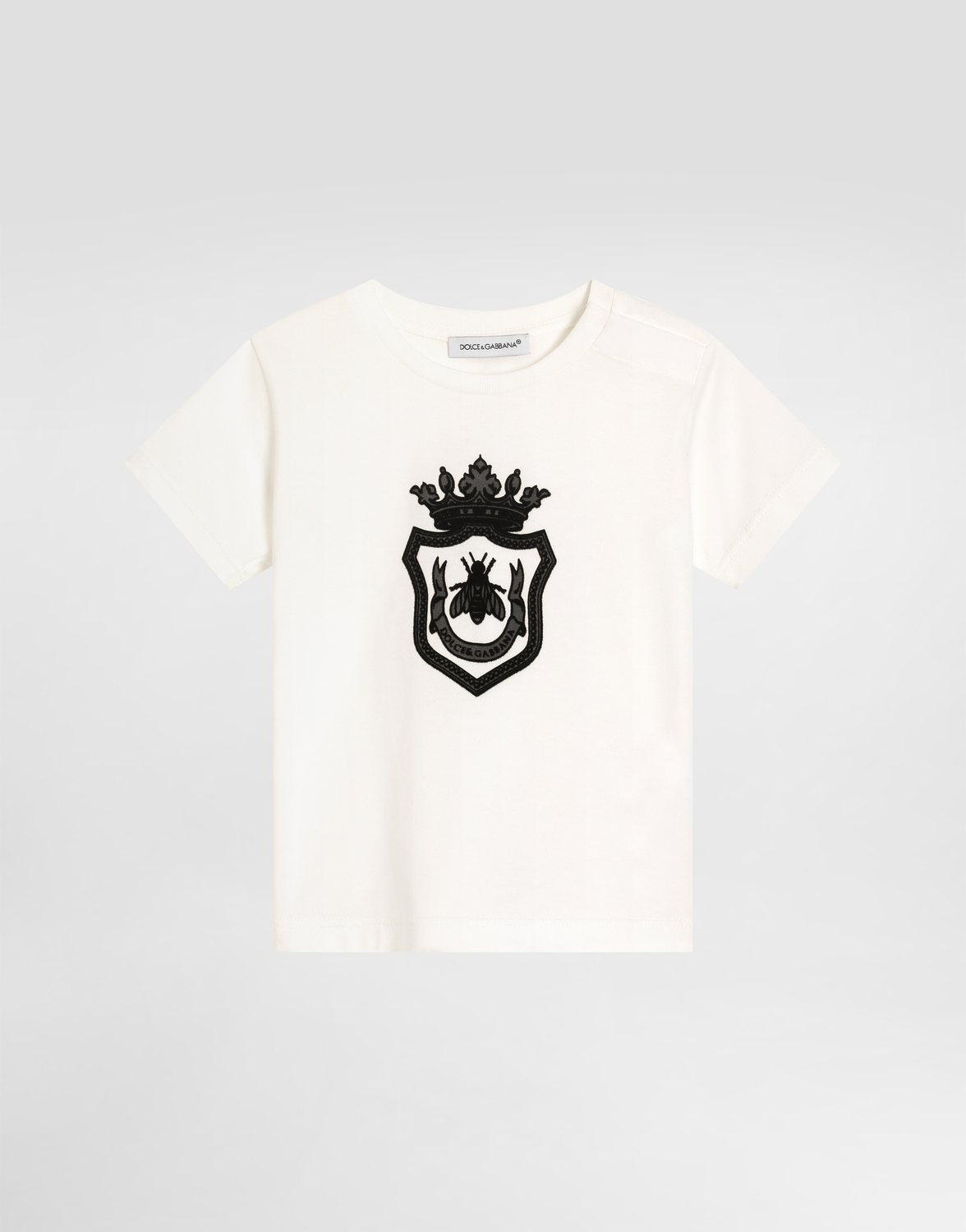 

Футболка из джерси с принтом DOLCE & GABBANA, белый