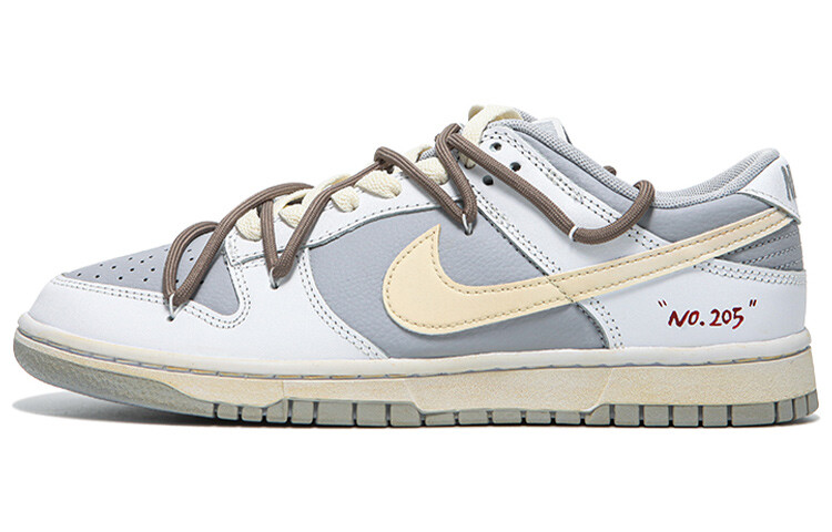 

Кроссовки Nike Dunk Skateboard Shoes Men Low-Top Gray White