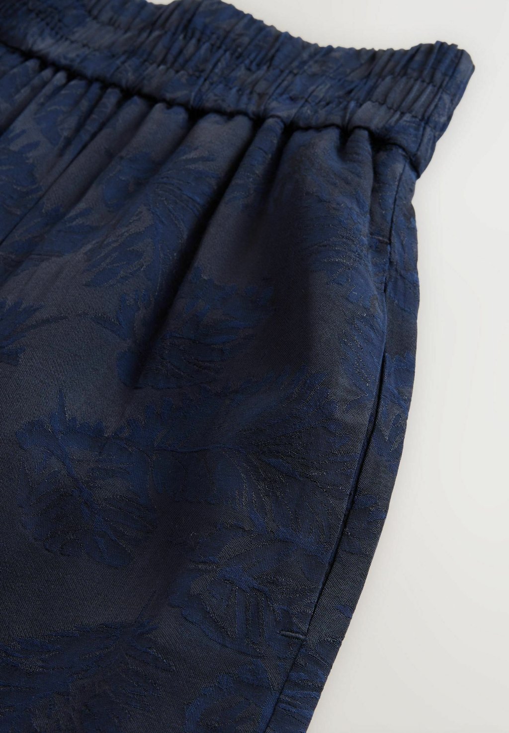 Брюки JACQUARD WIDE LEG Next, синий — фото 3