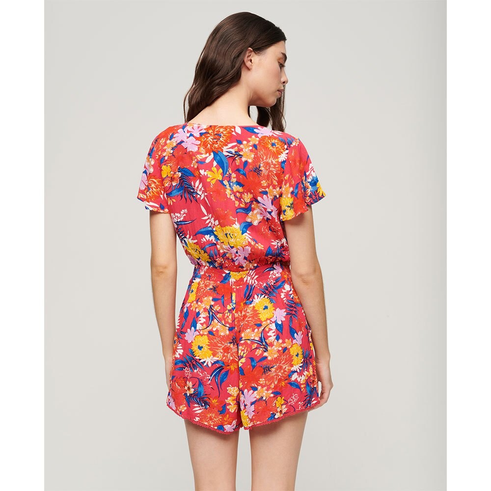Платье Superdry Beach Playsuit Short Sleeve Short, Разноцветный — фото 2