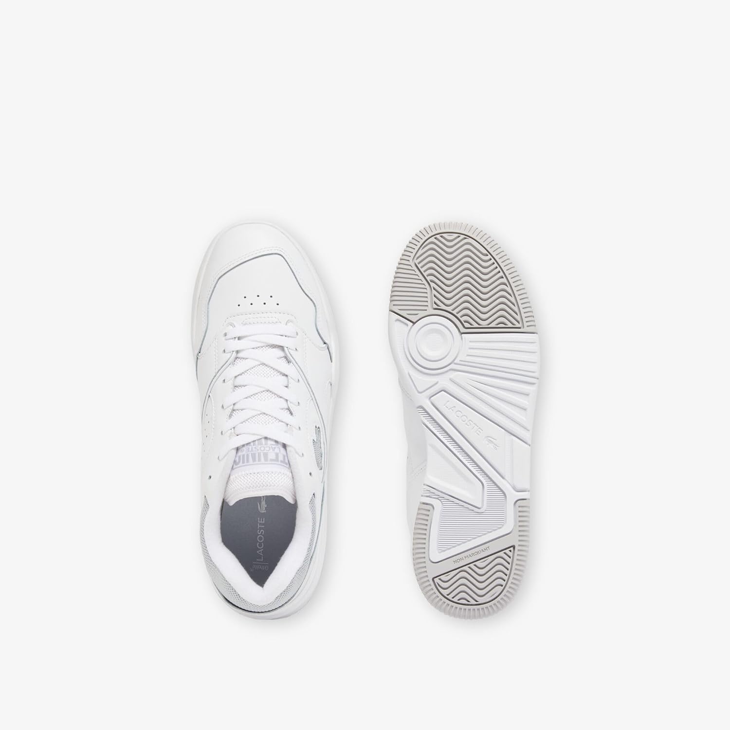 Lacoste мужские кроссовки Lineshot, Wht/Lt Gry — фото 4