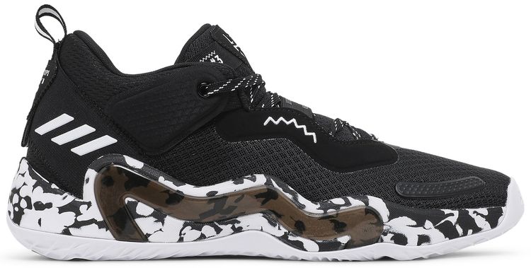 

Кроссовки adidas D.O.N. Issue #3 'Paint Smudge - Black', черный