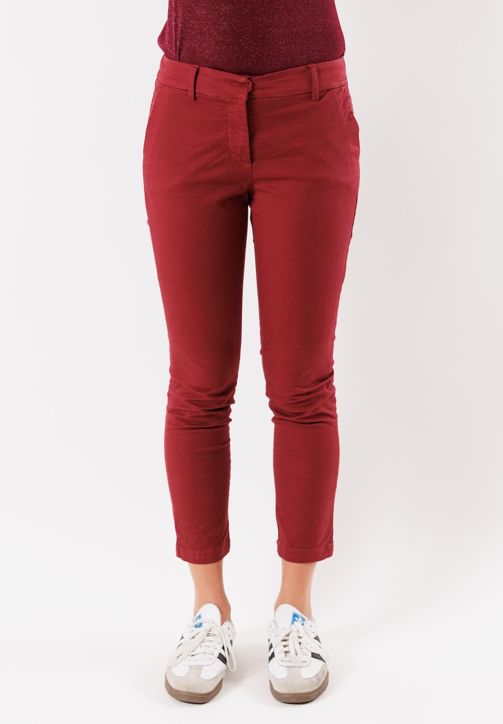 

Чино SLIM FIT KONTATTO, красный