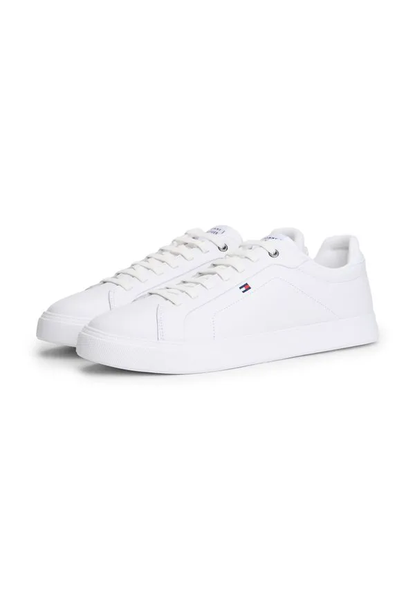 Легкие кожаные кроссовки с чашеобразной подошвой Tommy Hilfiger, White — фото 3