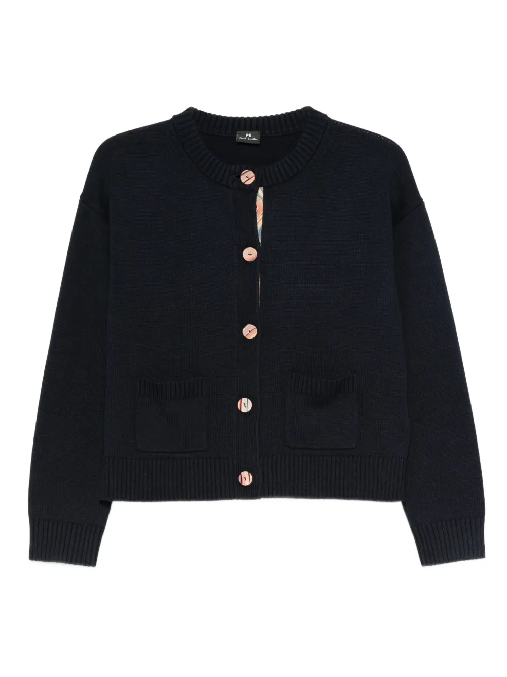 

Кардиган с контрастной отделкой PS Paul Smith, синий