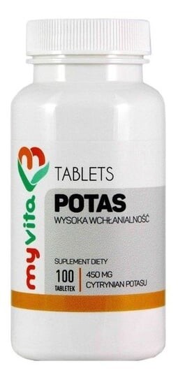 

MyVita, Добавка Калий, 100 таблеток