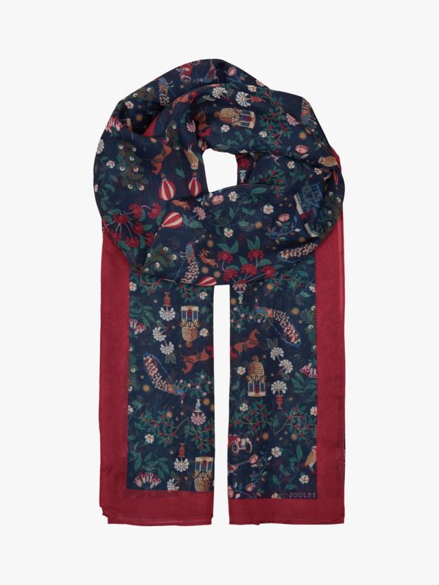 

Шарф Abberton с принтом Joules, Navy
