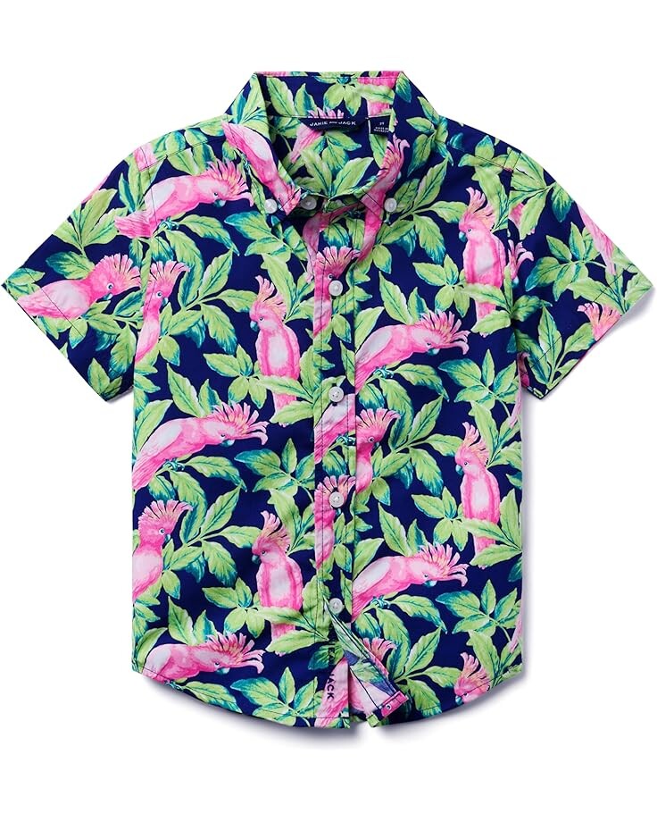 

Топ Janie and Jack Boys Bird Print Top, цвет Multicolor 3