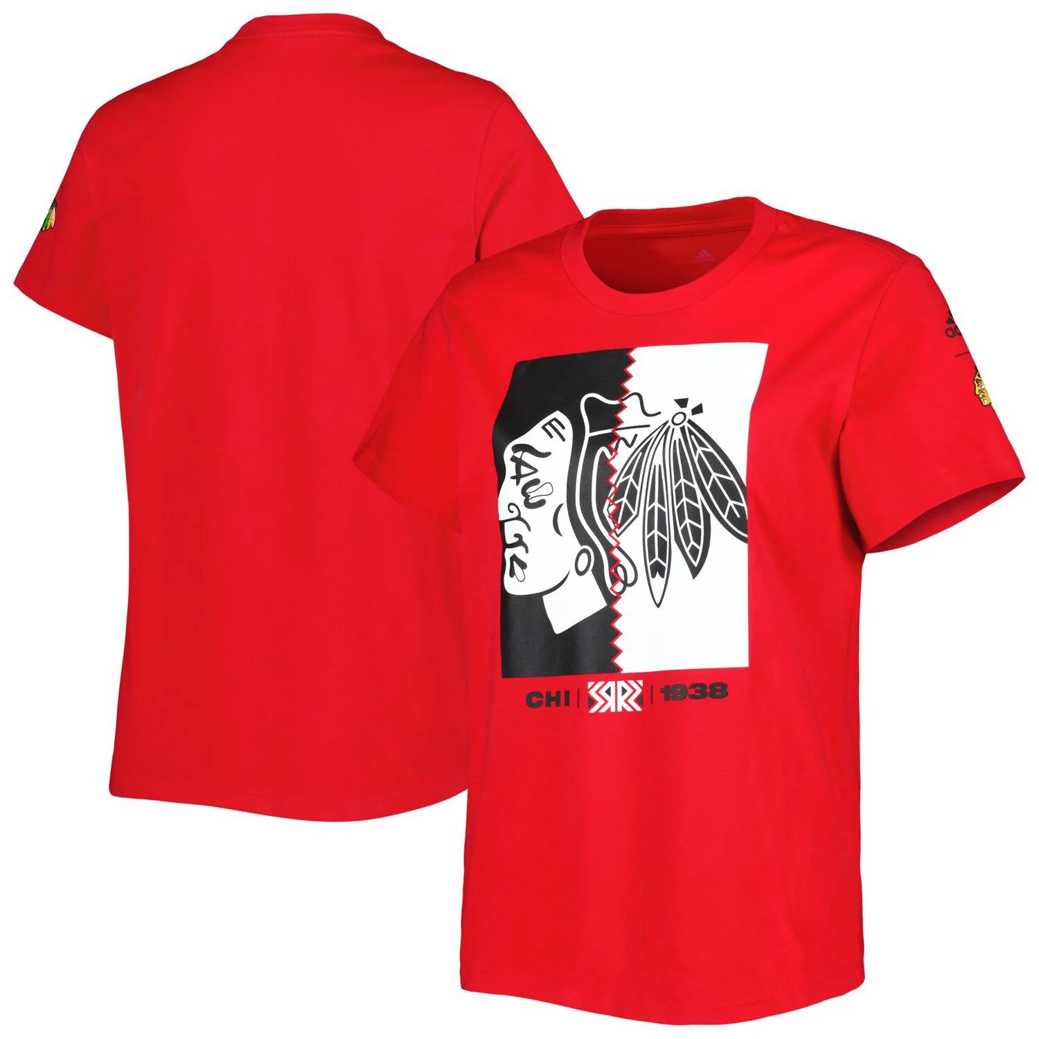 

Мужская красная футболка adidas Chicago Blackhawks Reverse Retro Fresh adidas, Красный, Мужская красная футболка adidas Chicago Blackhawks Reverse Retro Fresh adidas