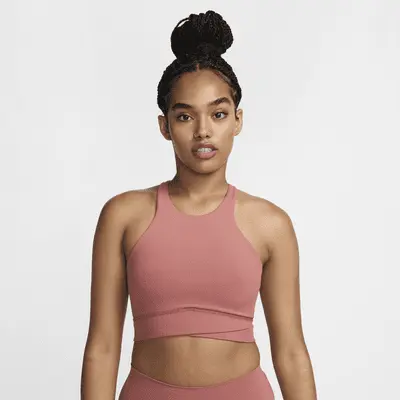 

Спортивный бюстгальтер Nike One Twist, цвет Canyon Pink/Canyon Pink/White