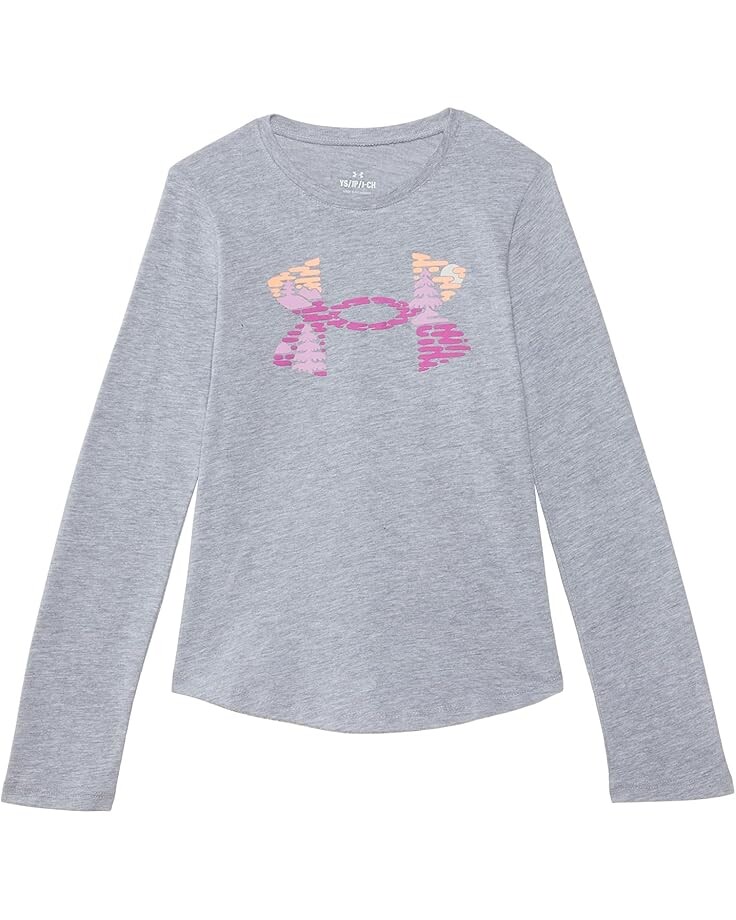 

Лонгслив Under Armour Kids Ua Pine View Long Sleeve Tee, цвет Mod Gray