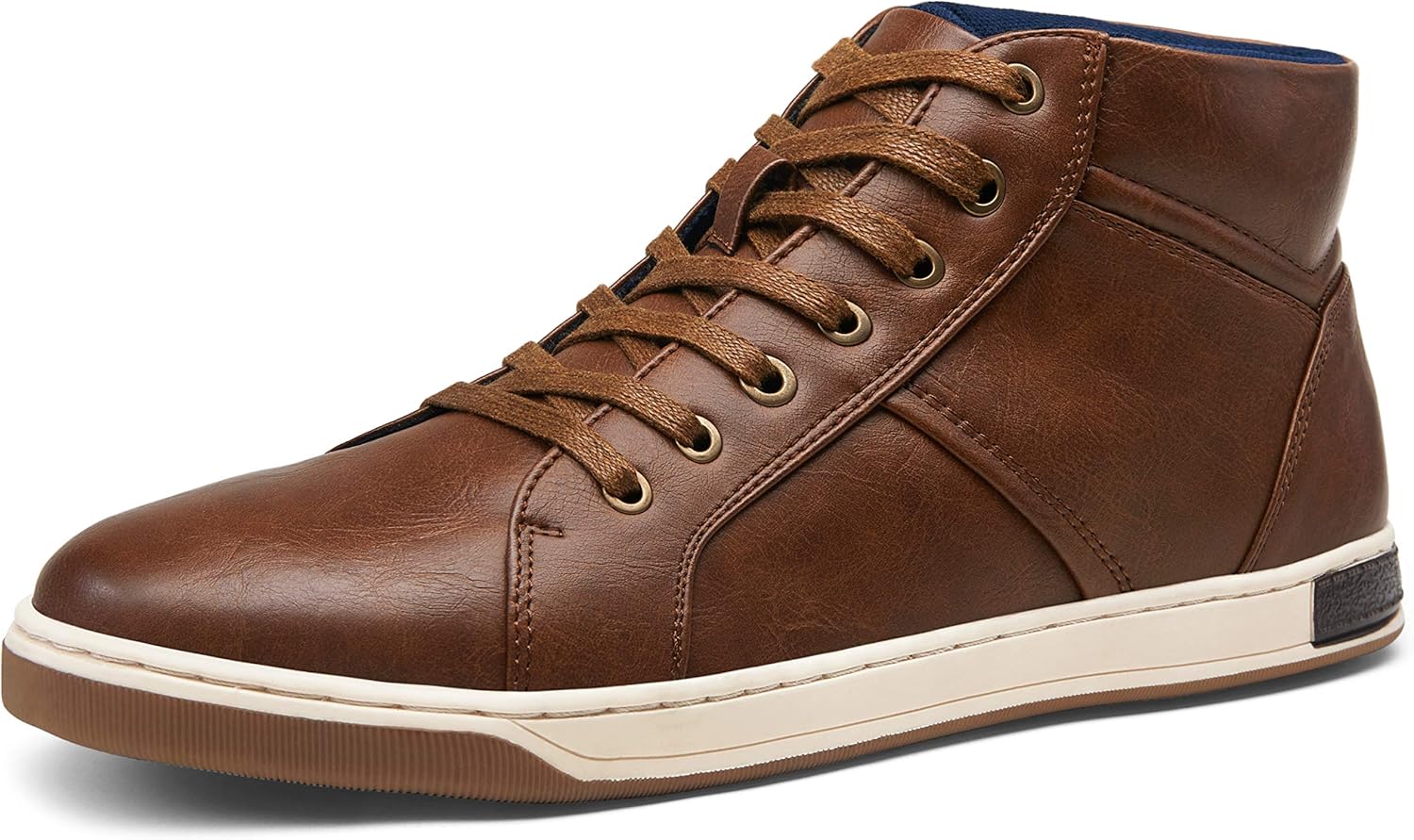 

Мужские повседневные обувь Jousen, высокие модные кроссовки, легкие мужские ботинки, темно-коричневый