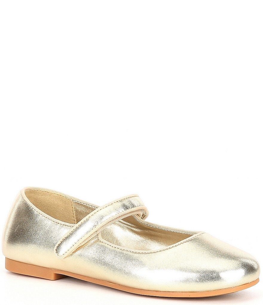 

Кожаные кожаные туфли Copper Key для девочек Darrling Metallic Mary Janes (молодежная), золотой