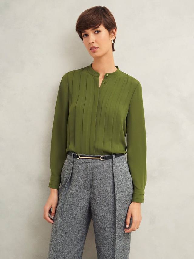 

Аризонский топ в складку Hobbs, цвет Moss Green