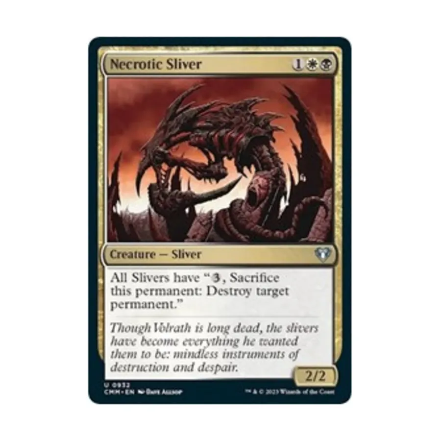 

CCG Некротическая Щепка (U), MTG - Commander Masters