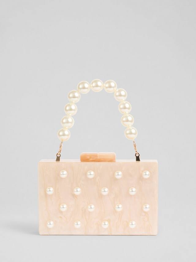

Сумка-клатч Malia Pearls из акриловой смолы L.K.Bennett, Cream