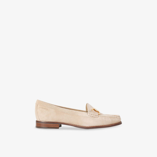 Лоферы замшевые Carvela Comfort Click, кремовый