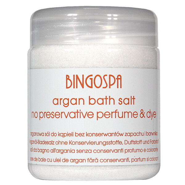 

Аргановая соль для ванн, 550 г Bingospa