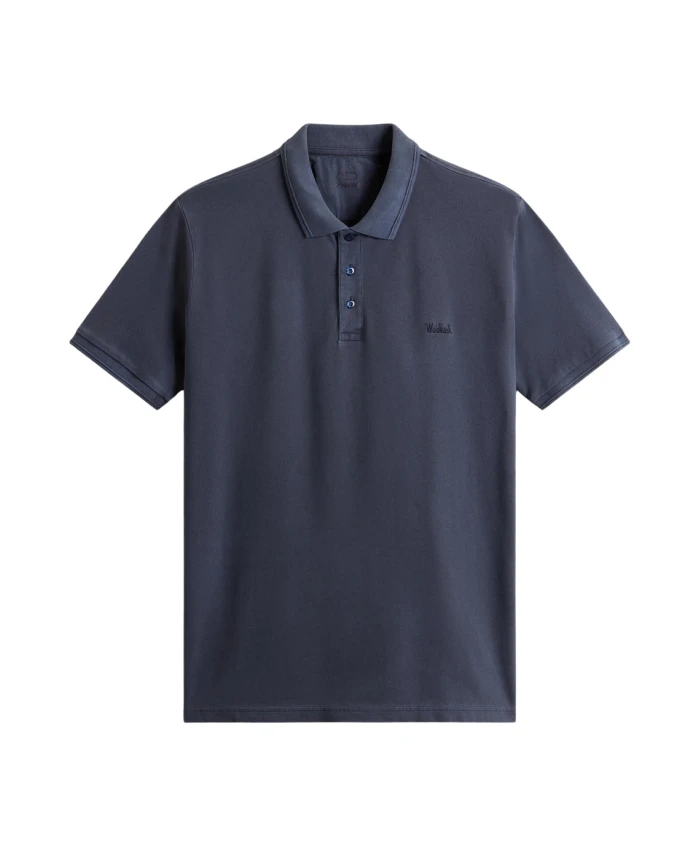 

Рубашка-Поло Mackinak из хлопкового пике Woolrich, синий