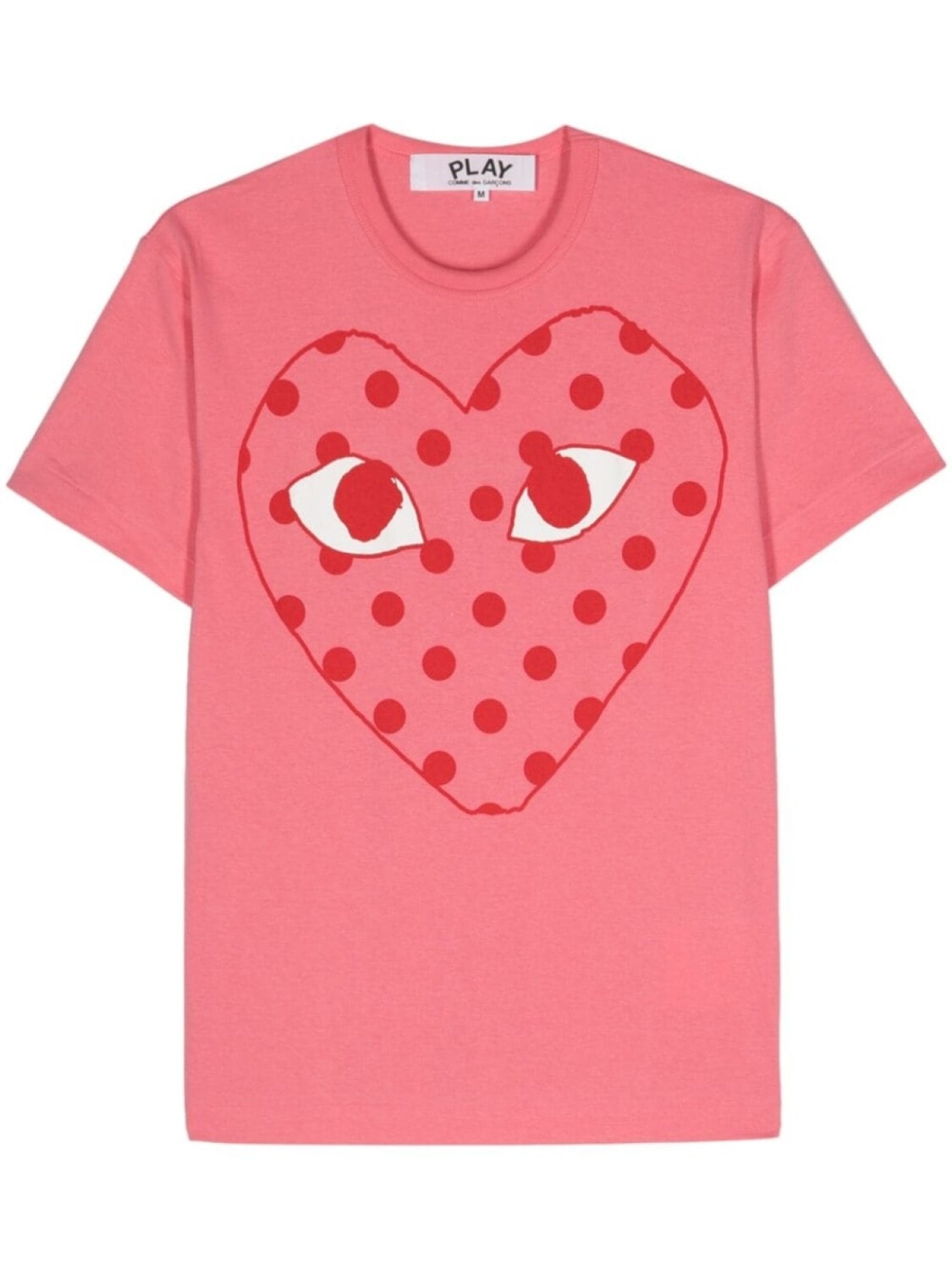 

Comme Des Garçons Play футболка с логотипом, розовый