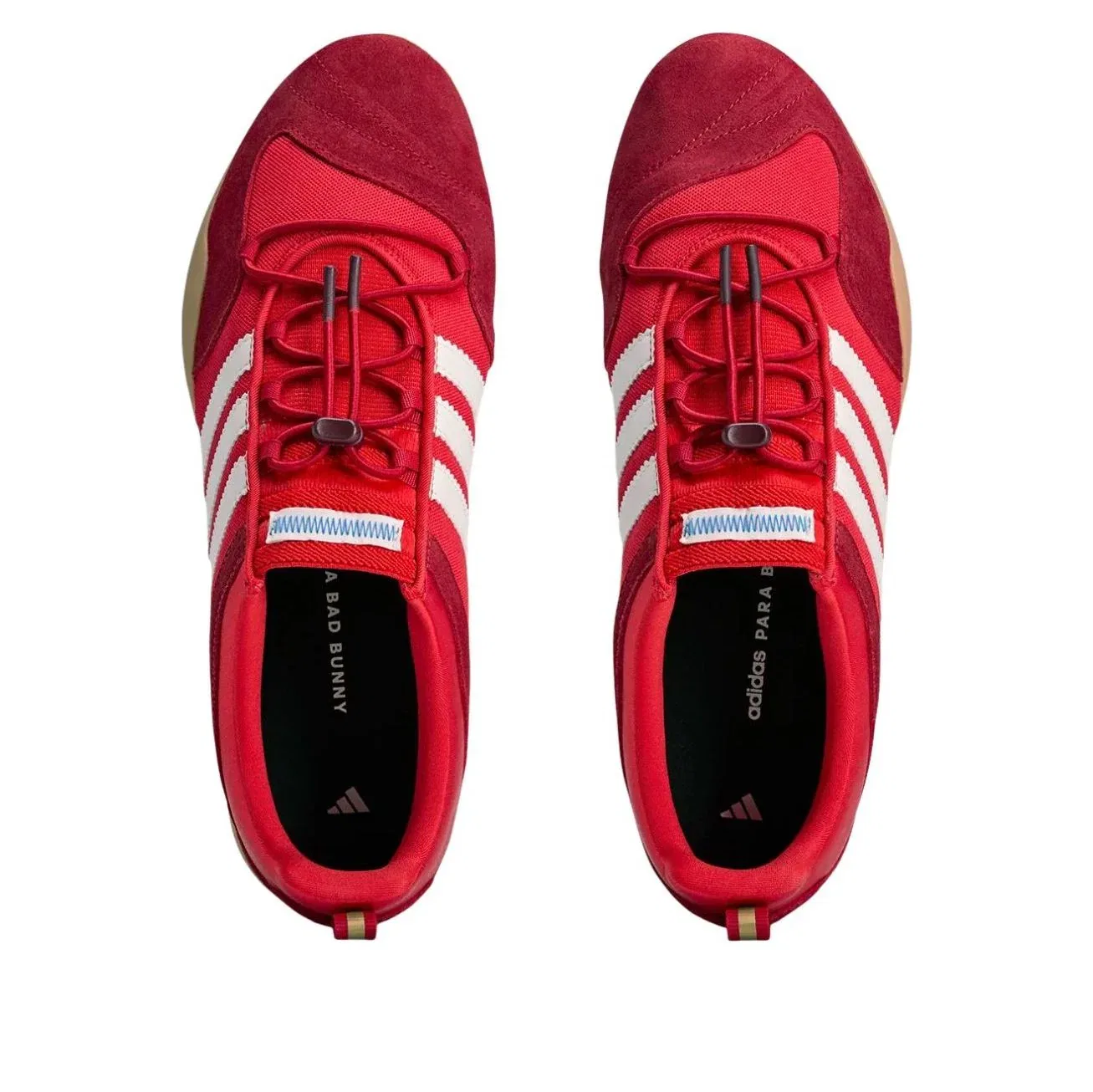 Кроссовки Adidas x Bad Bunny Ballerina Flamboyan KI7916, красный — фото 3