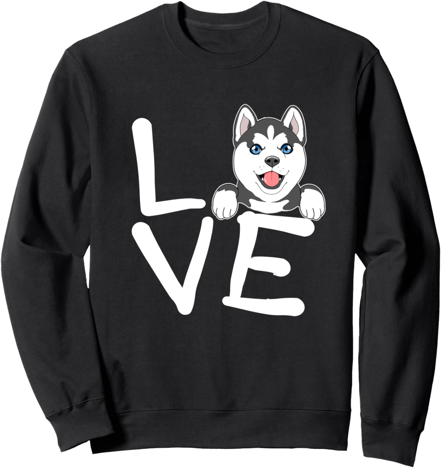

Толстовка для любителей сибирских хаски Siberian Husky Dog Gifts, черный