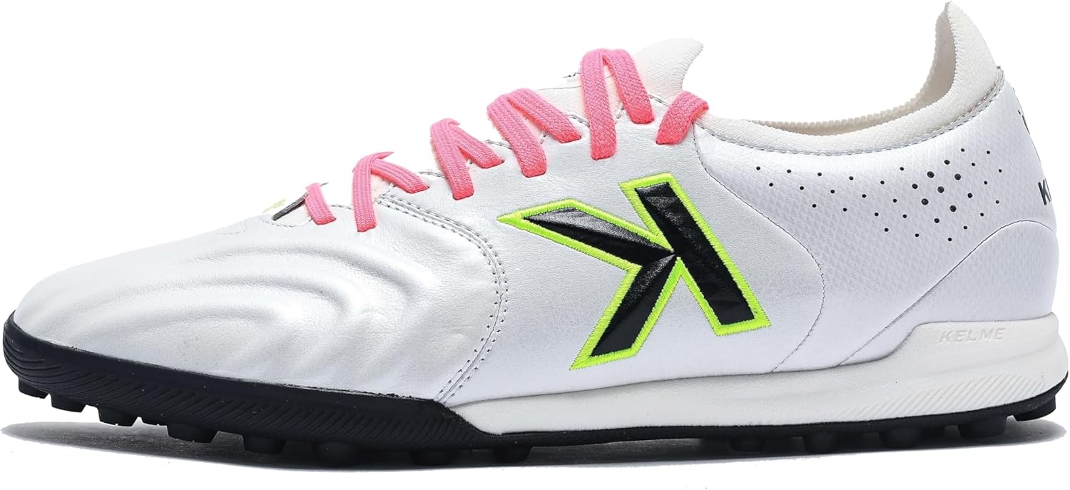 

Футбольные бутсы KELME из кенгуру кожи для травы - FG Pro K-Leather - для футбола на улице и в зале, мужские, взрослые размеры, белый