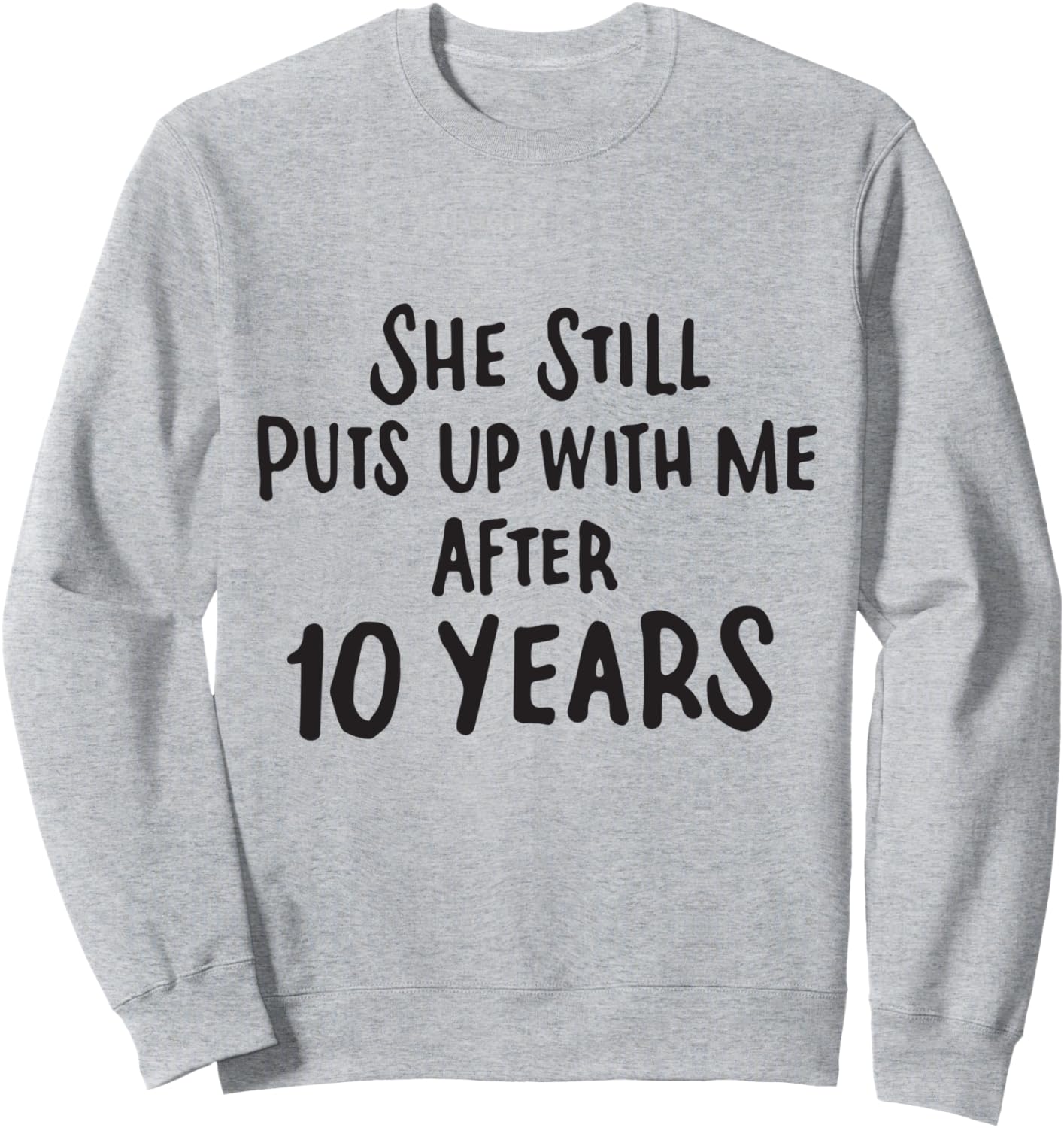 

Забавная толстовка с надписью «Муж» к 10-й годовщине свадьбы Happy 10Th Wedding Anniversary Gifts Store, серый