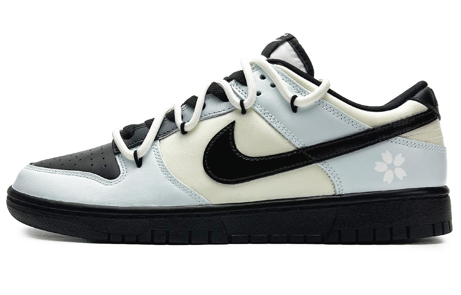

Nike Детские кроссовки для скейтбординга Dunk, противоскользящие, износостойкие, легкие, с амортизацией, низкие, синие, черные, для подростков