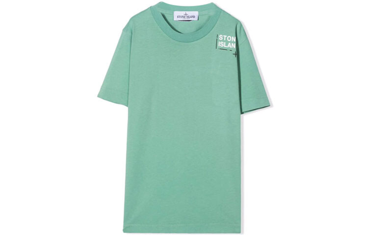 

Детская футболка Stone Island, зеленый