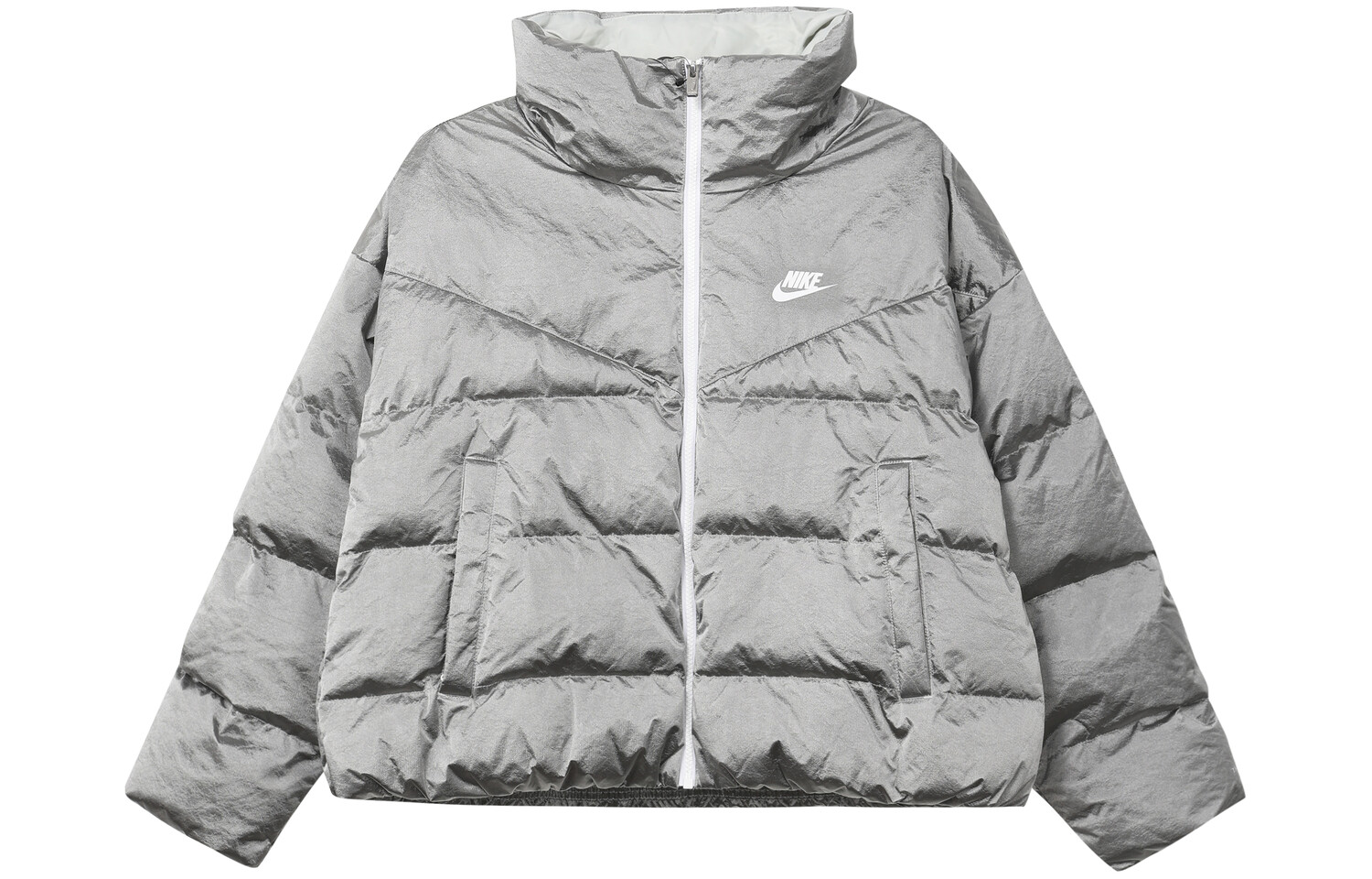 

Женская стеганая куртка Nike, цвет Silver