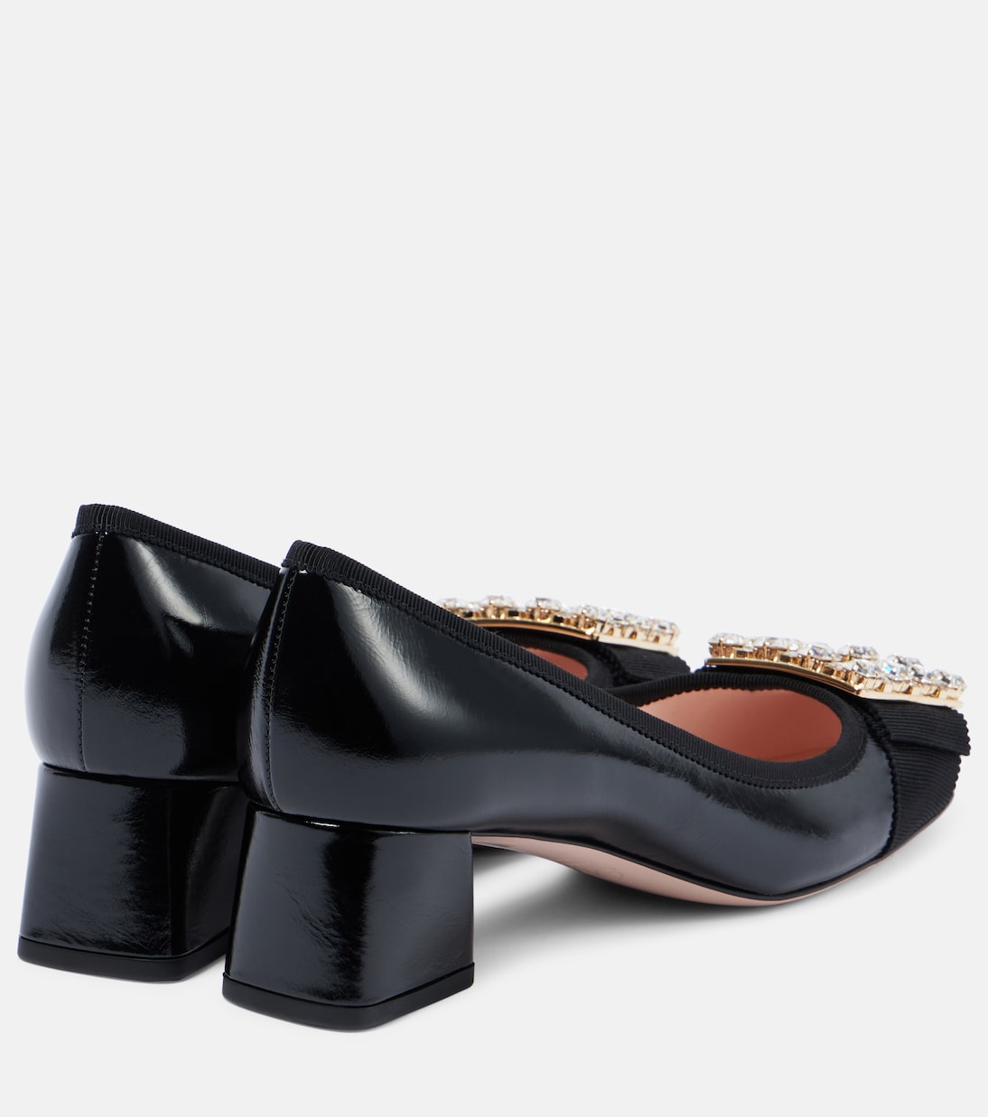Туфли Très Vivier из лакированной кожи с декором Roger Vivier, Nero — фото 2