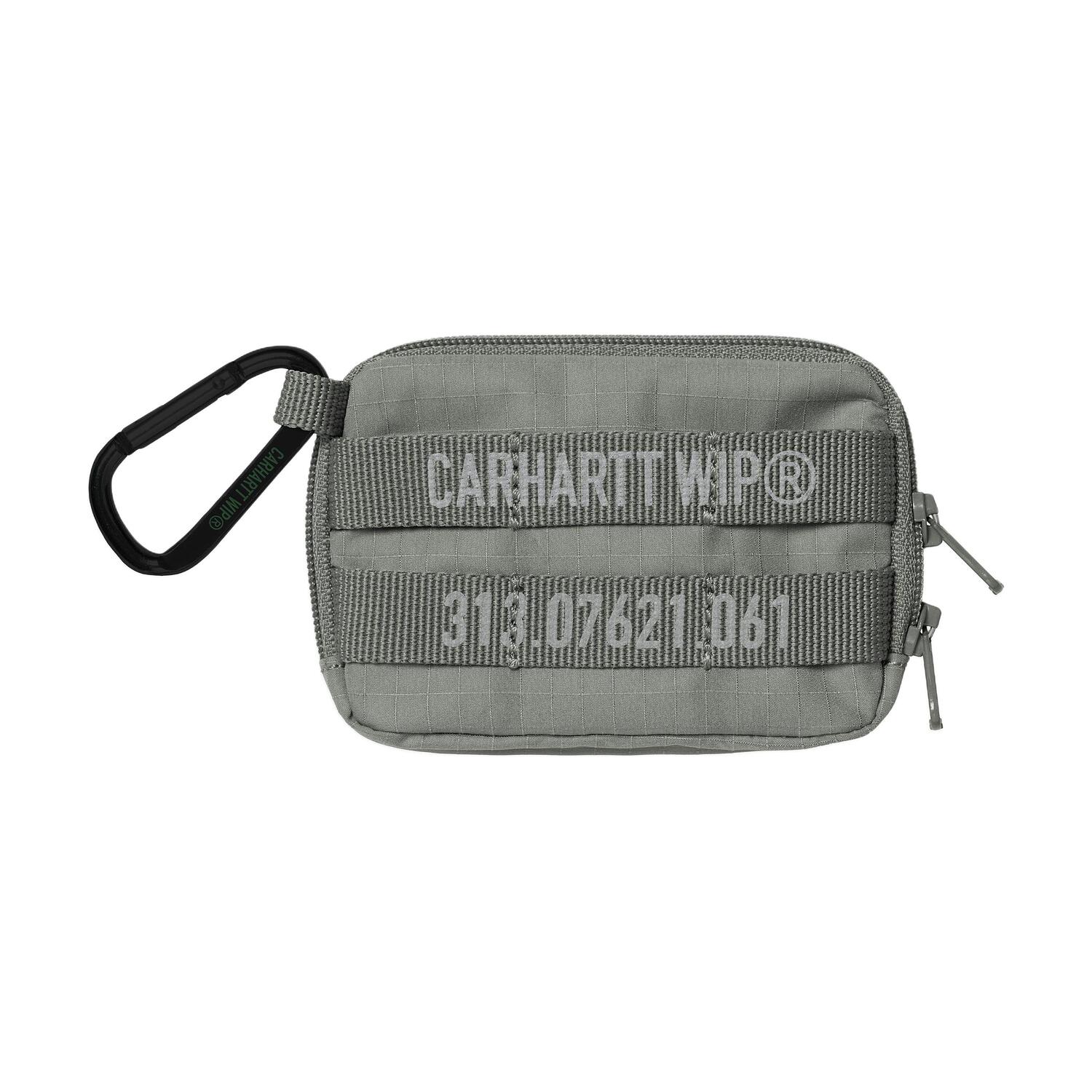 

Carhartt WIP Полиэстеровый кошелёк для монет мужской дымчато-зелёный, Smoke Green
