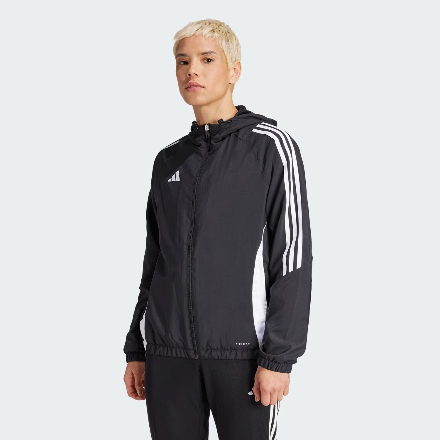 

Ветровка Tiro 24 Adidas, цвет Black/White