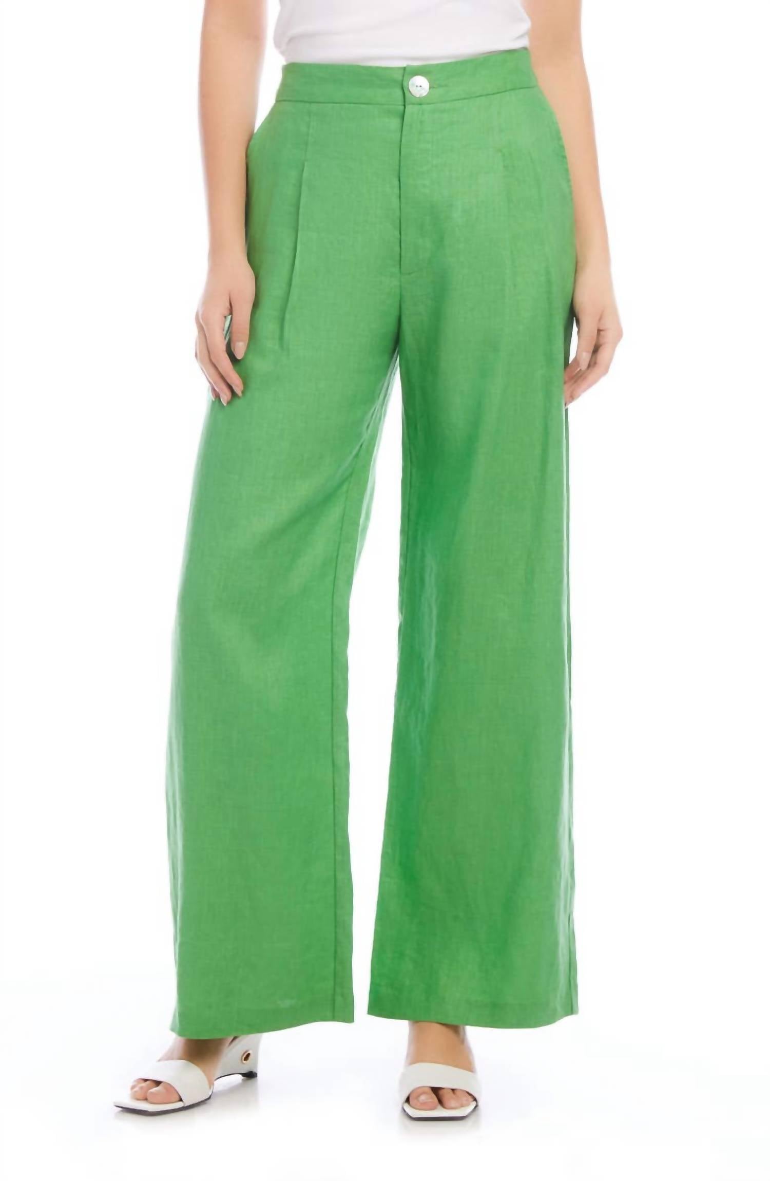 

Майлс Брюки в нефритовом цвете Fifteen Twenty, Jade