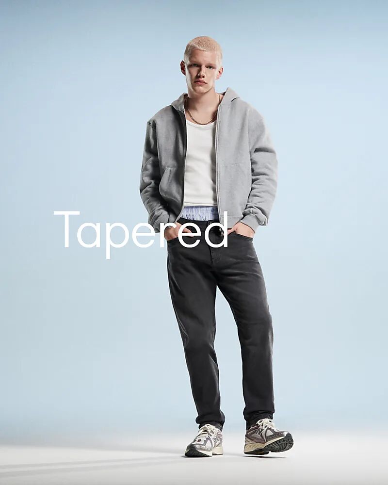 

Зауженные джинсы черного цвета ASOS DESIGN
