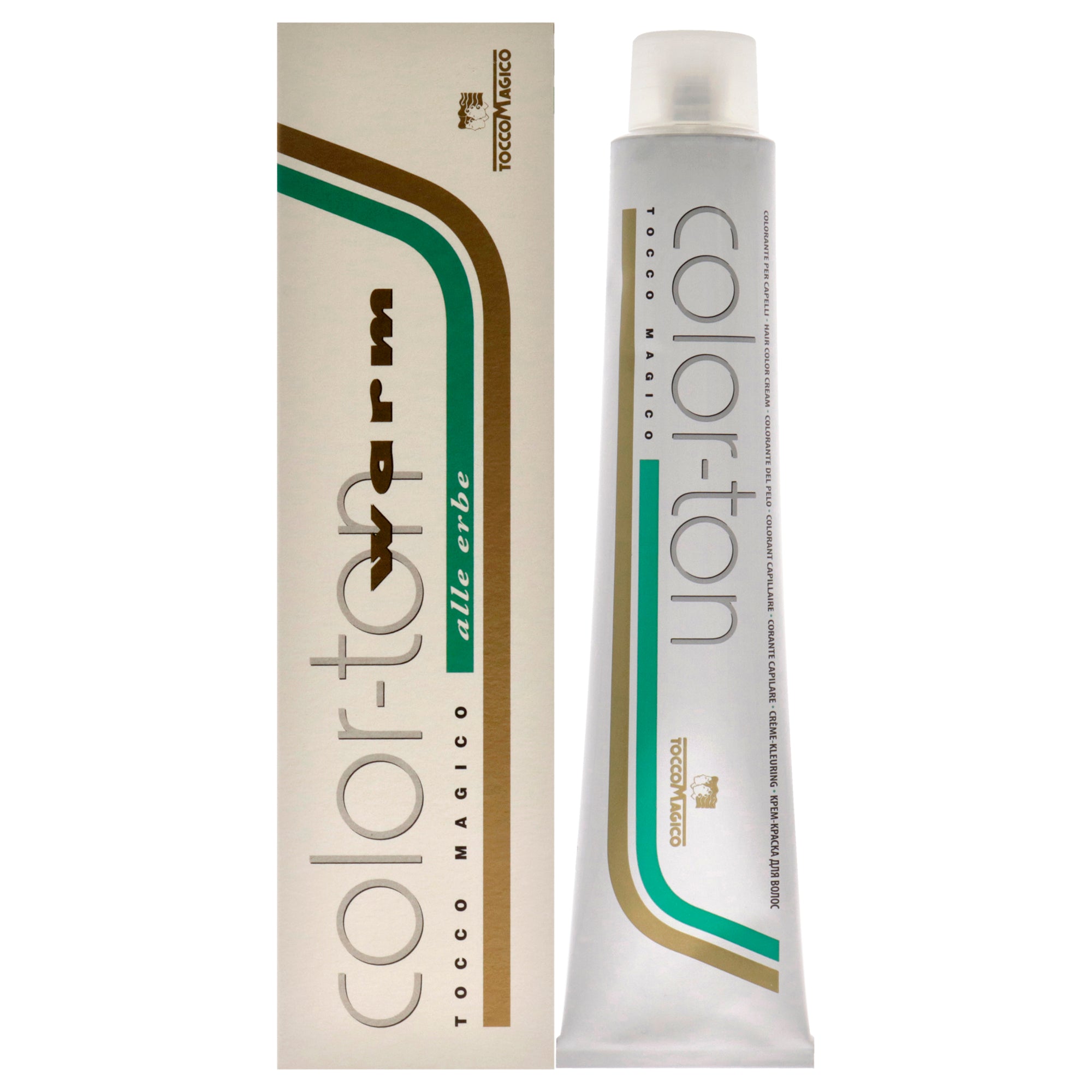 

Стойкая краска для волос Color-Ton - 9NW-903 Очень светлый теплый блонд от Tocco Magico, подходит для мужчин и женщин - 3,38 унции (9,9 г), прозрачный