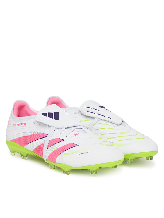 Бутсы Predator Pro Fold-Over Tongue Firm Ground JR0440 Adidas, белый — фото 2