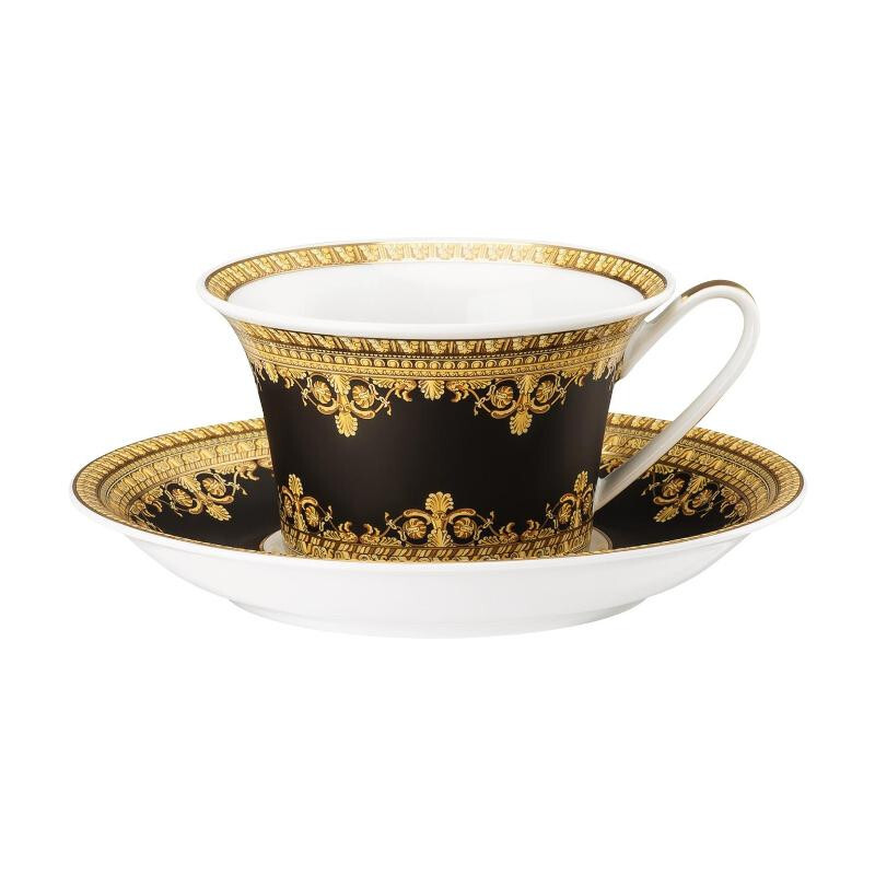 

Rosenthal Versace I love Baroque - Чайная чашка Nero 0,22 л с блюдцем, 2 предм Rosenthal meets Versace, красочный