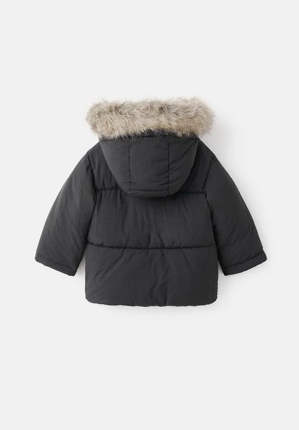 Детская зимняя куртка Mango Kids, Black — фото 2