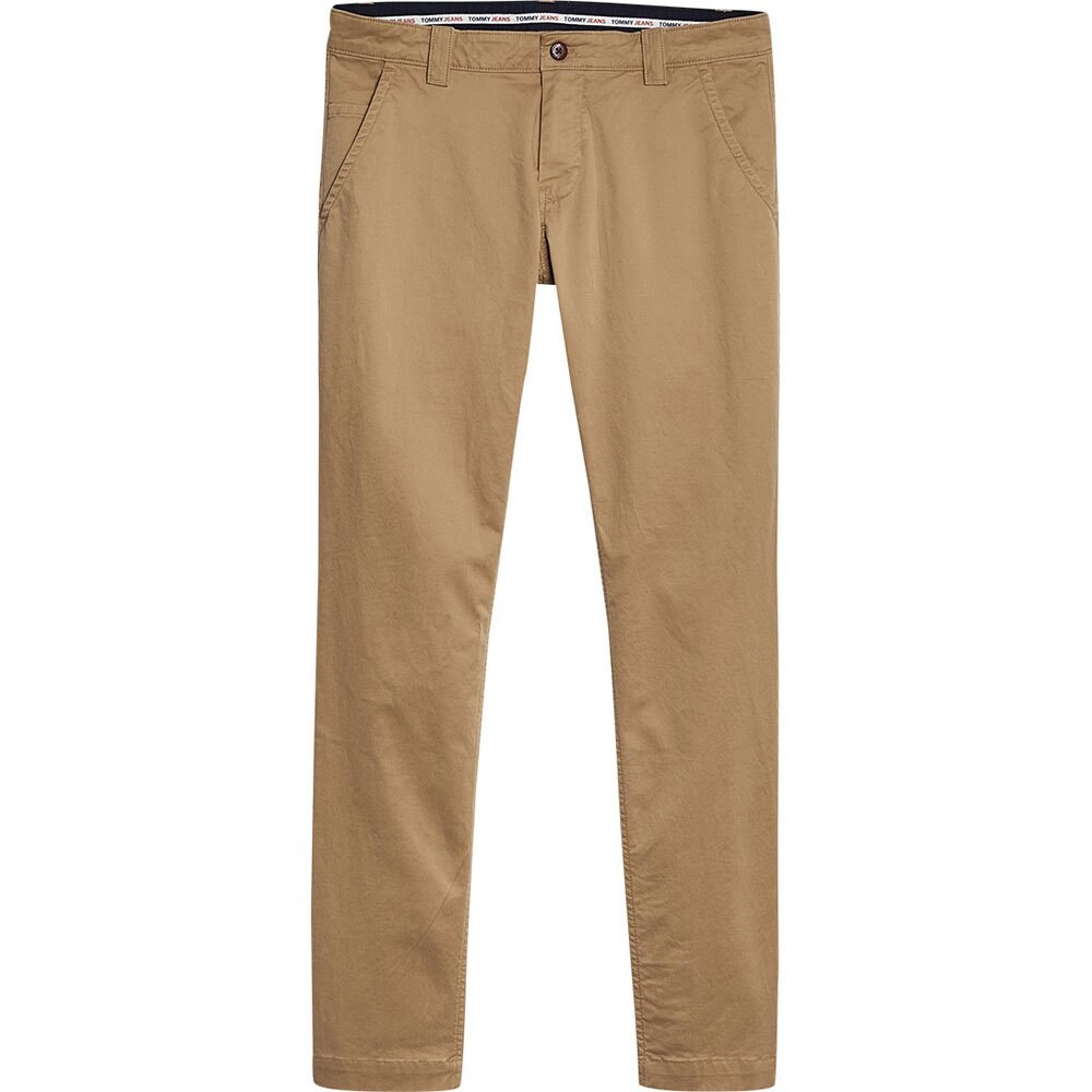 

Брюки Tommy Jeans Scanton Chino, зеленый