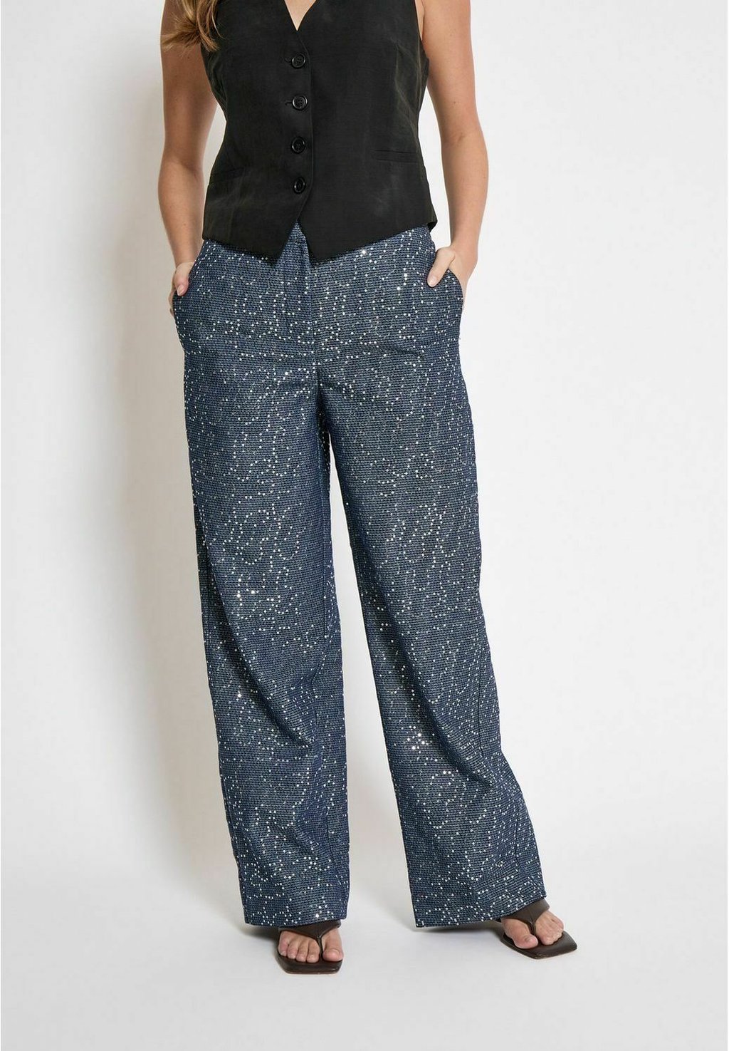 

Брюки CODINA HIGH WAISTED Minus, цвет Dark Denim