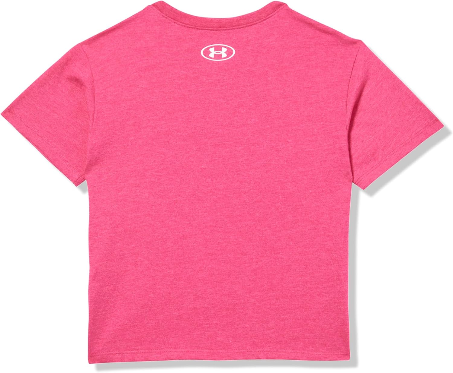 Under Armour Girls Crewneck, легкая и дышащая футболка для спорта, Shaded Fuchsia Under The Sun — фото 3