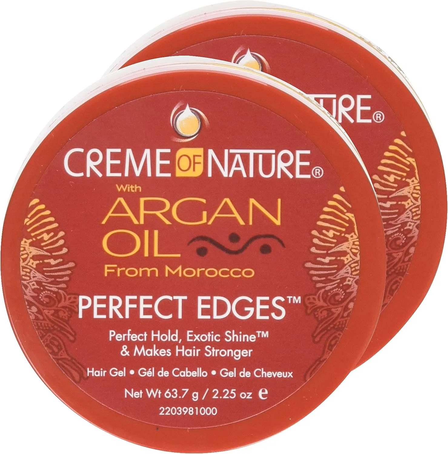 Масло для укладки Creme of Nature Argan Oil Perfect Control, 66 мл, набор 2 шт — фото 2