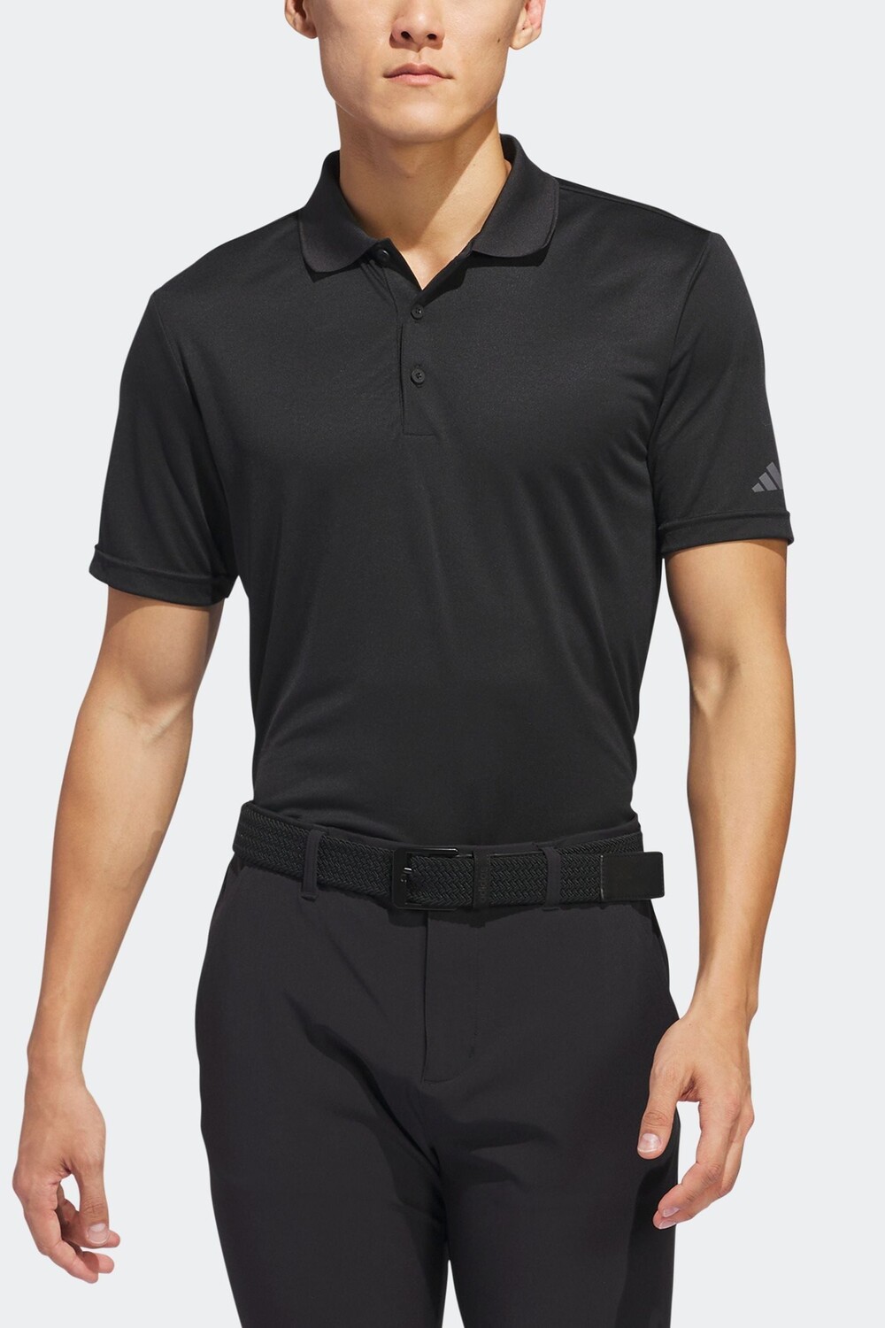 Рубашка поло Adidas Golf, черный — фото 4