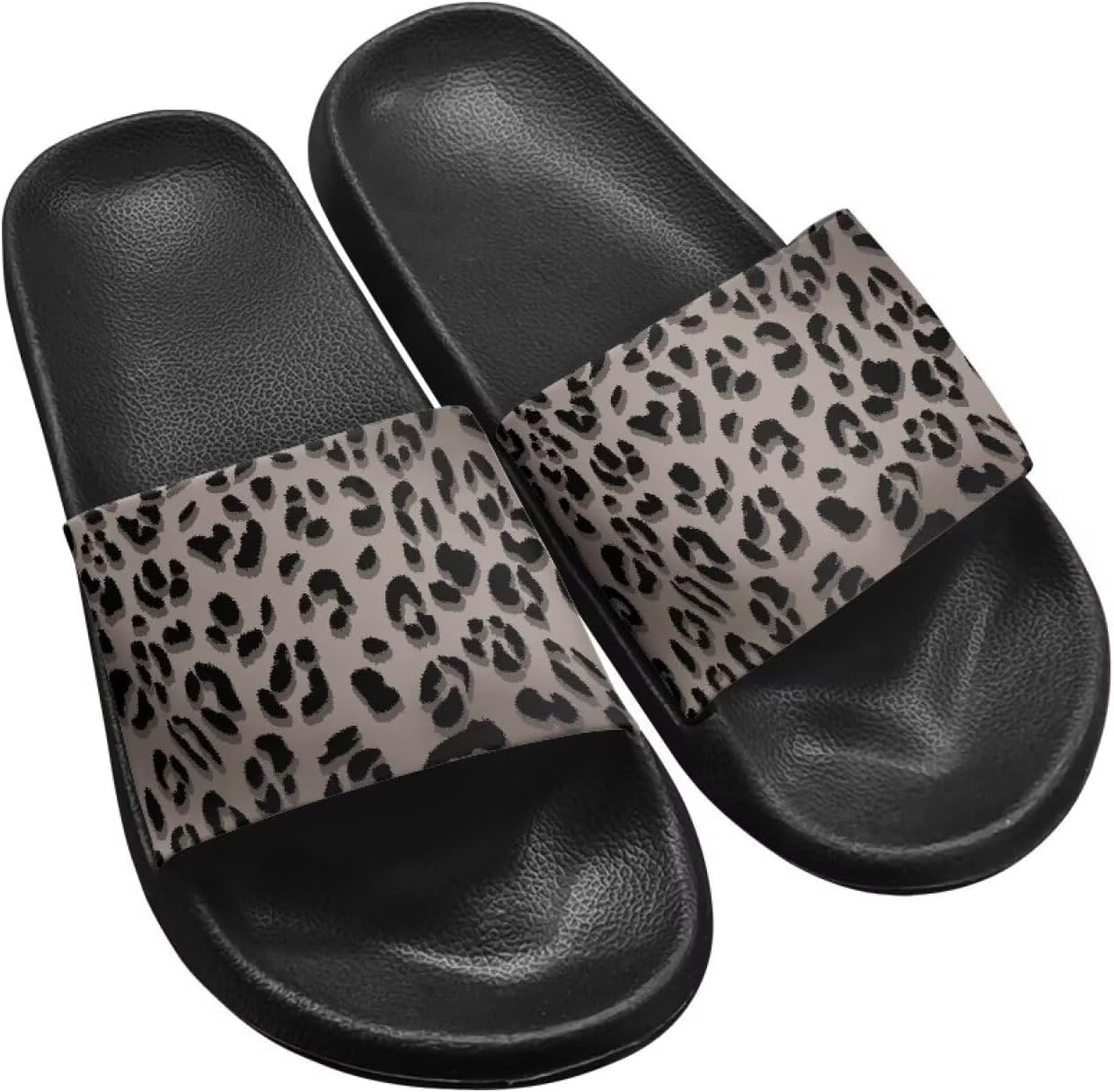 

Тапочки для душа Twousenru для мужчин, домашние шлепанцы, для ванной, для дома и пляжа, сандалии для бассейна, нескользящие с мягкой подошвой, серый