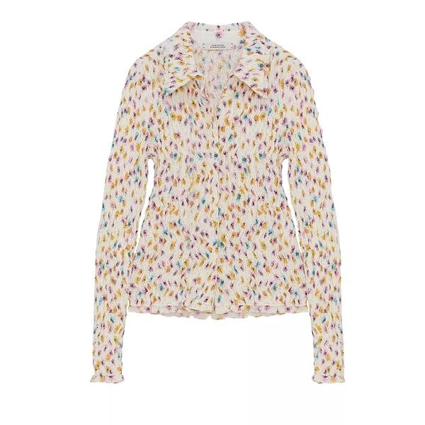 

Футболка structured volumes bluse 013 colorful flowers Dorothee Schumacher, розовый