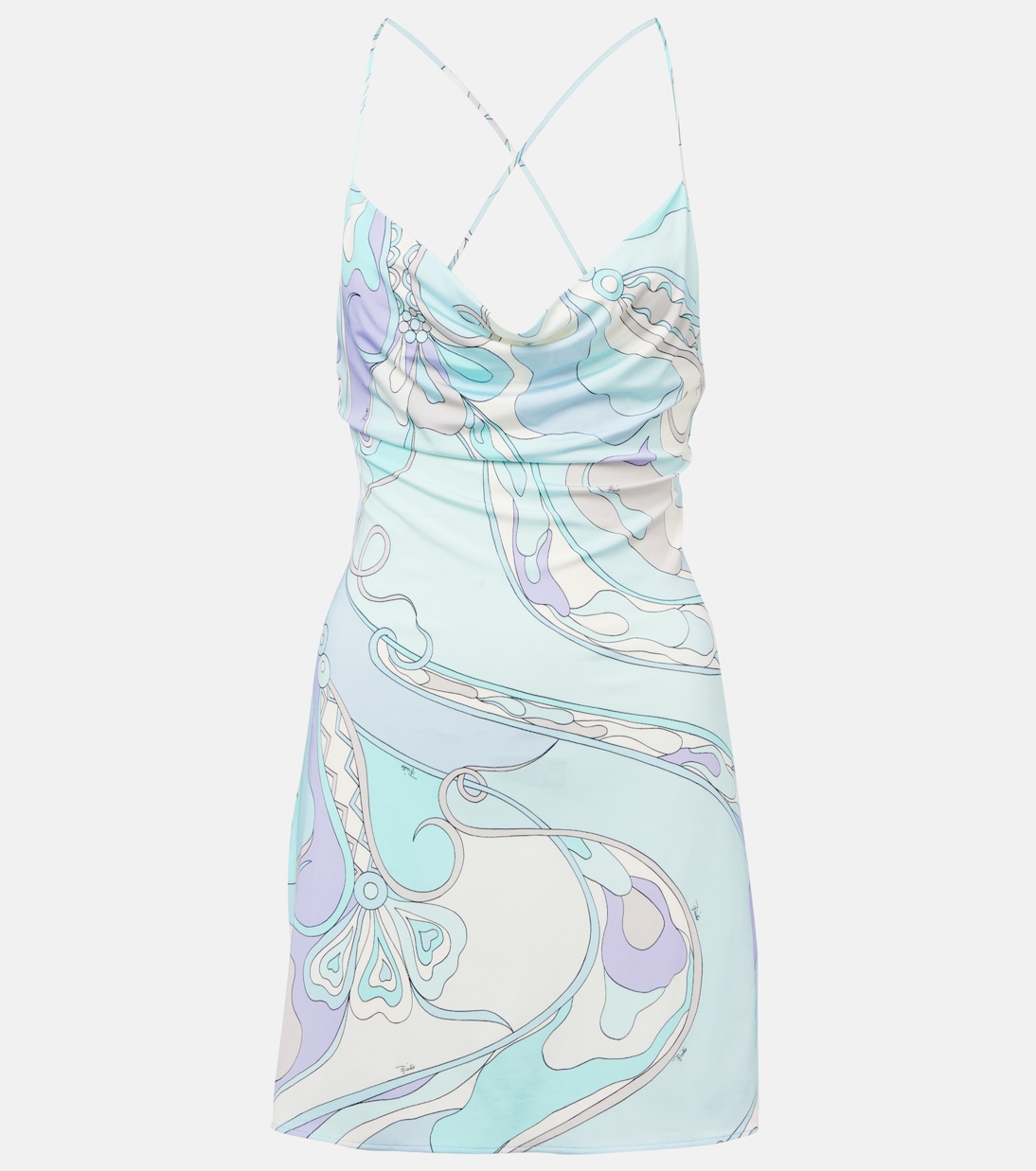 

Джерси-платье с орхидеями Pucci, Aqua Orchidee