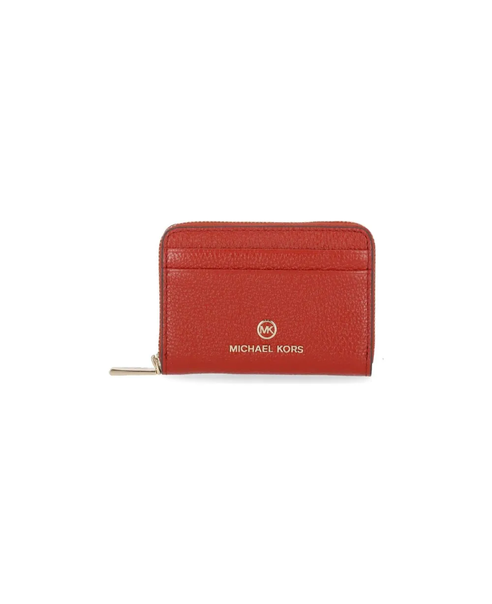 

Кошелек на молнии с логотипом MICHAEL KORS, красный