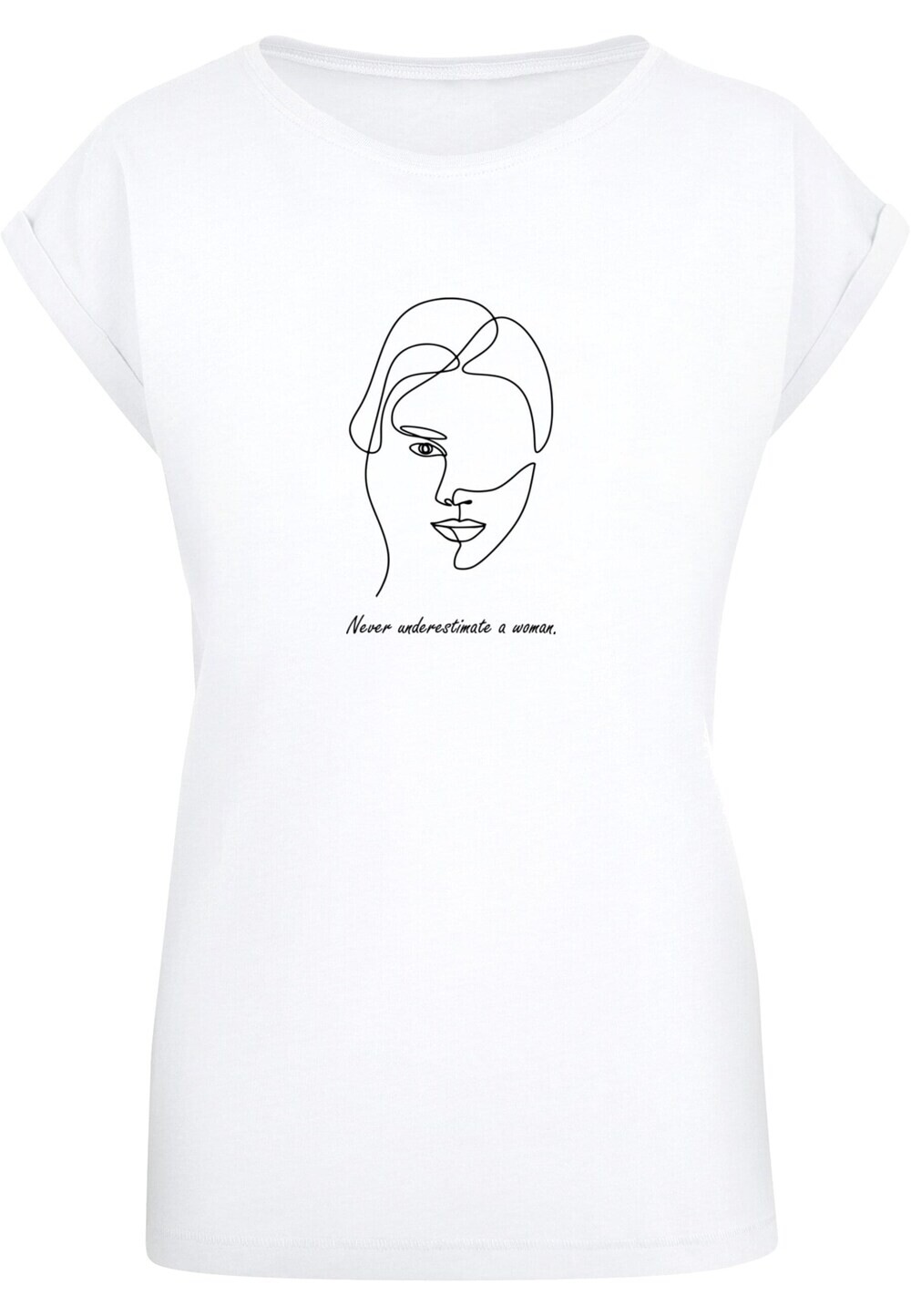 

Рубашка Merchcode WD - Woman Figure, белый